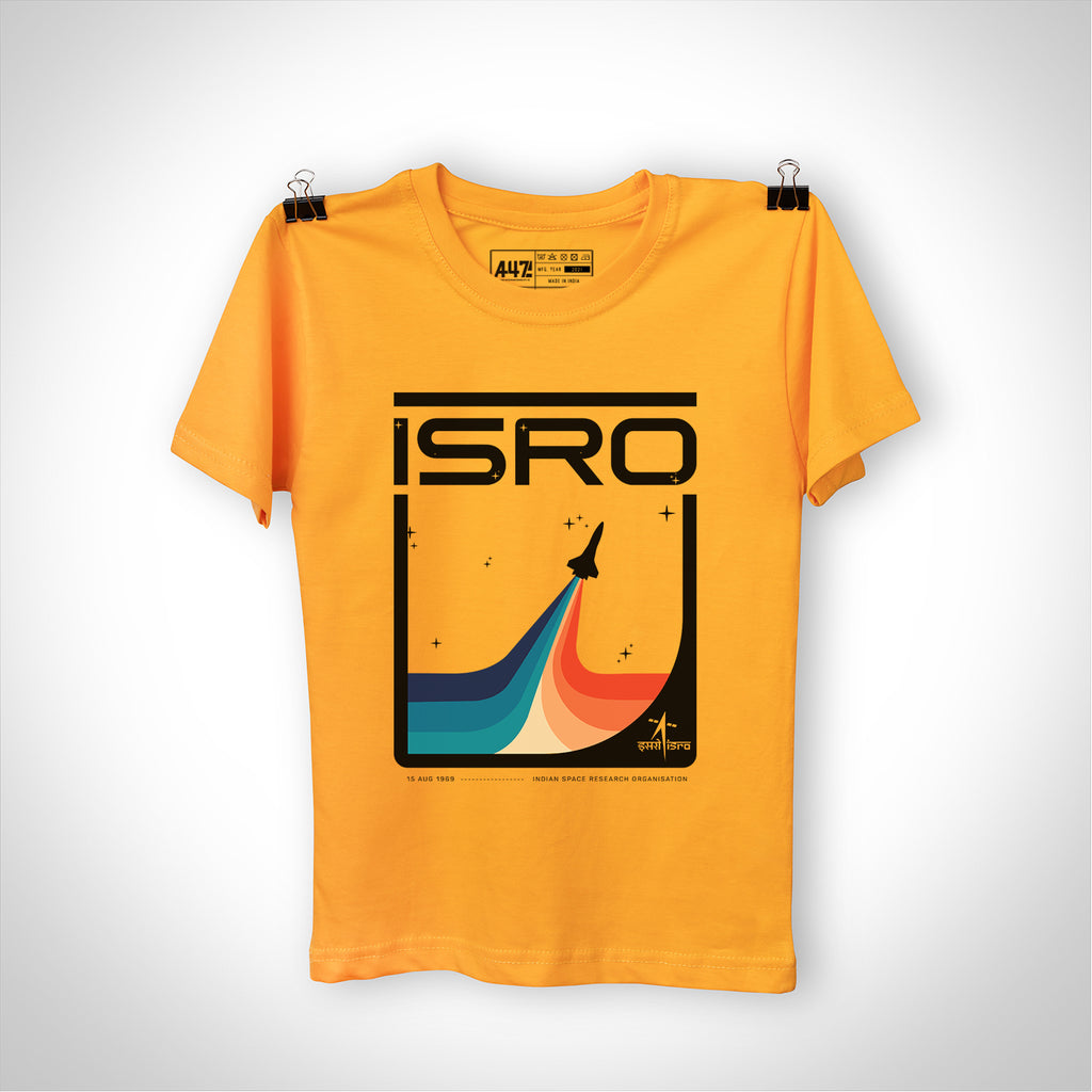 ISRO Kids Boys Yellow T-shirt