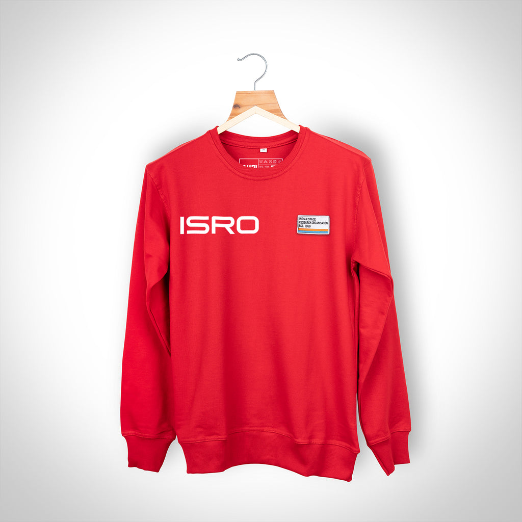 ISRO Red Sweatshirt