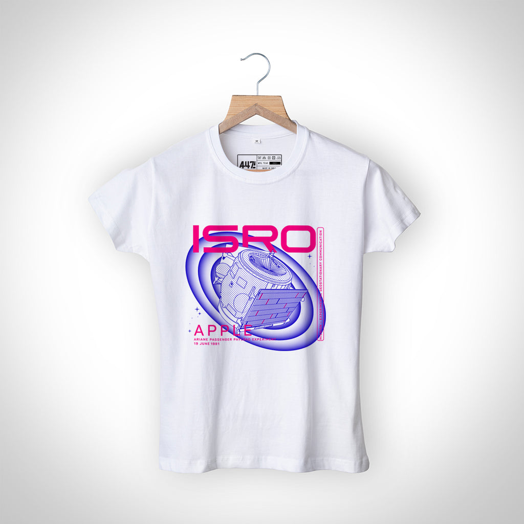 ISRO White Womens T-shirt